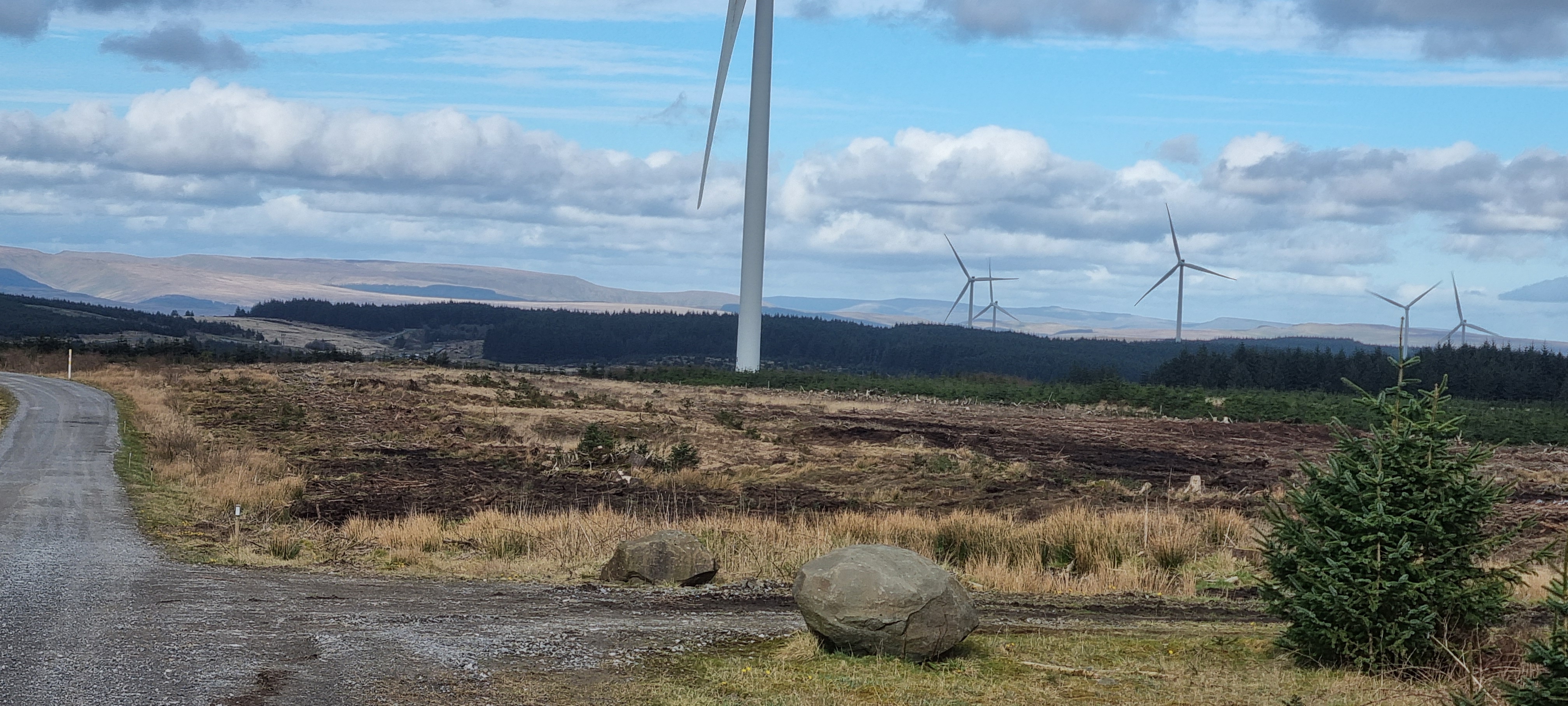 Views towards the eastern Brecon Beacons